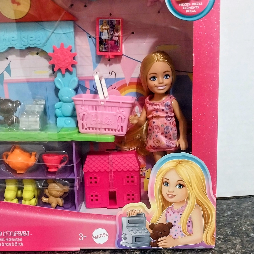 Barbie Chelsea 20 piece Toy Set - Pink - Picture 3 of 7